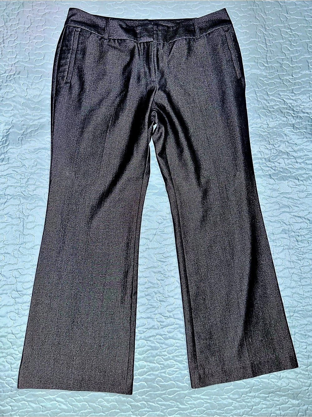 Worthington Modern Fit Petite Dress Pants Black Flare Size 12P